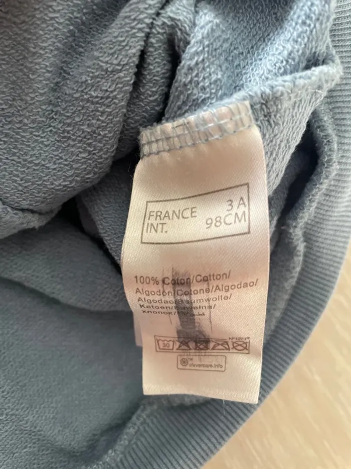 Pull bleu 3 ans - photo numéro 4