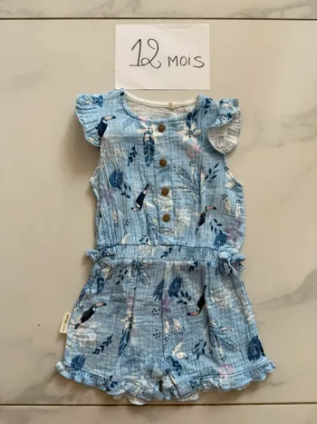 Barboteuse petit béguin 12 mois