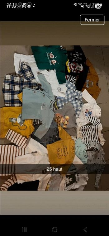 Lot vetement Lot vetement garcon maillot manche longue et manche courte chemise très bon état de tout marque et des maillot neuf jamais mis