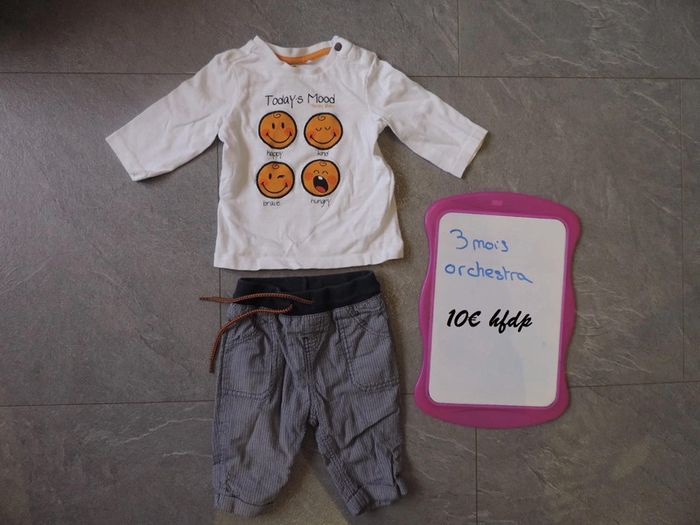 ensemble orchestra taille 3 mois