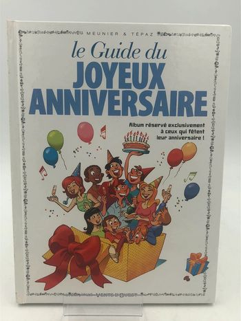Bande dessinée le guide du joyeux anniversaire