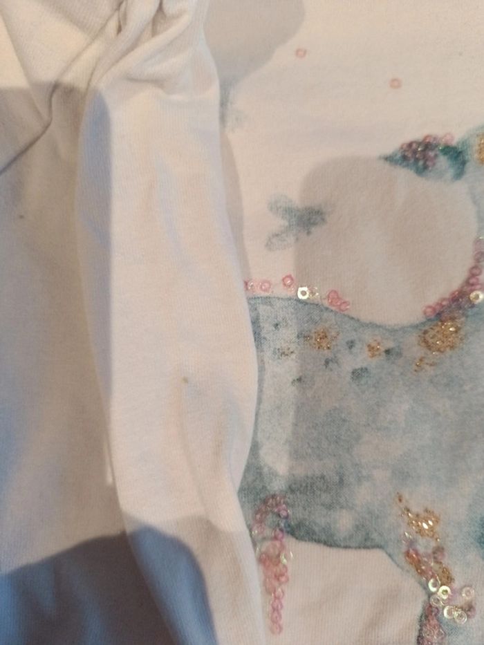 Tee shirt manches longues Okaïdi 8 ans - photo numéro 3