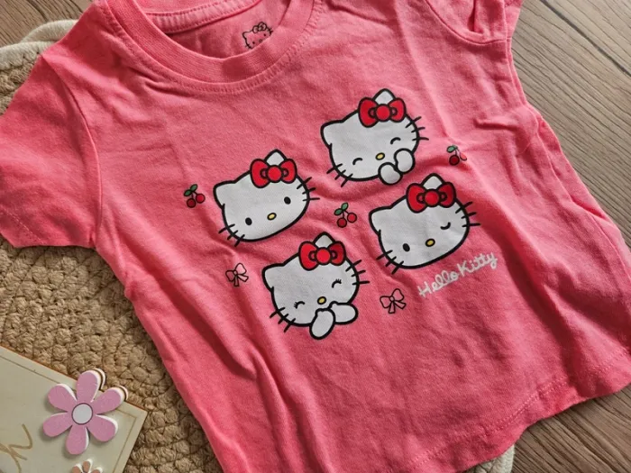 Tee-shirt 3/6mois hello kitty - photo numéro 2