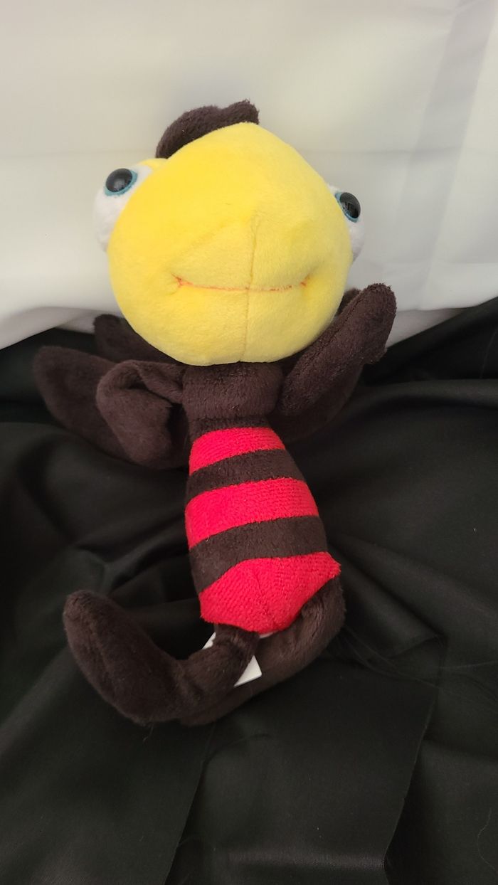 Peluche doudou Abeille grosse tête Picoty - photo numéro 5