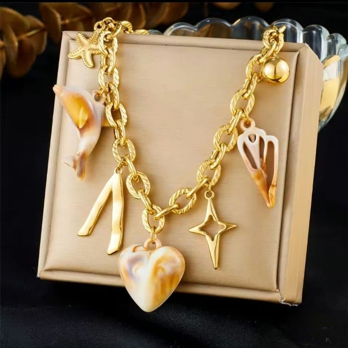 Collier dauphin 🐬  coeur ♥️ ✅ - photo numéro 4