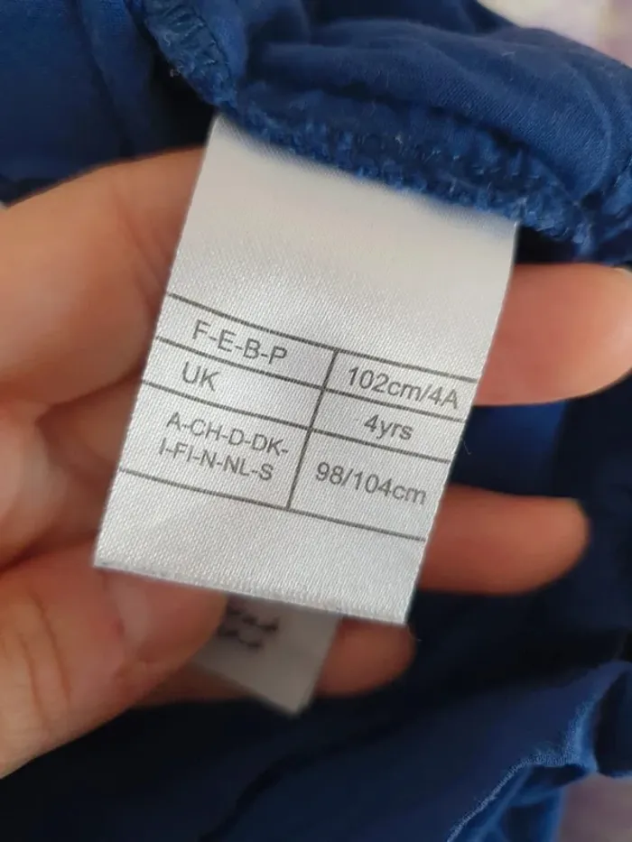 Pantalon leger bleu vertbaudet taille 4 ans - photo numéro 5