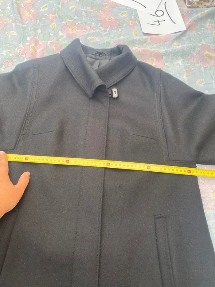 Très beau manteau noir en laine vierge - photo numéro 14