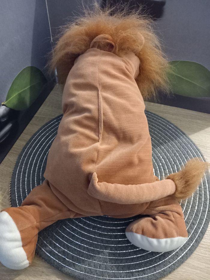 Peluche lion supertoys 44cm - photo numéro 4