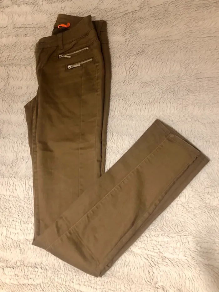 Pantalon marron enduit Only XS