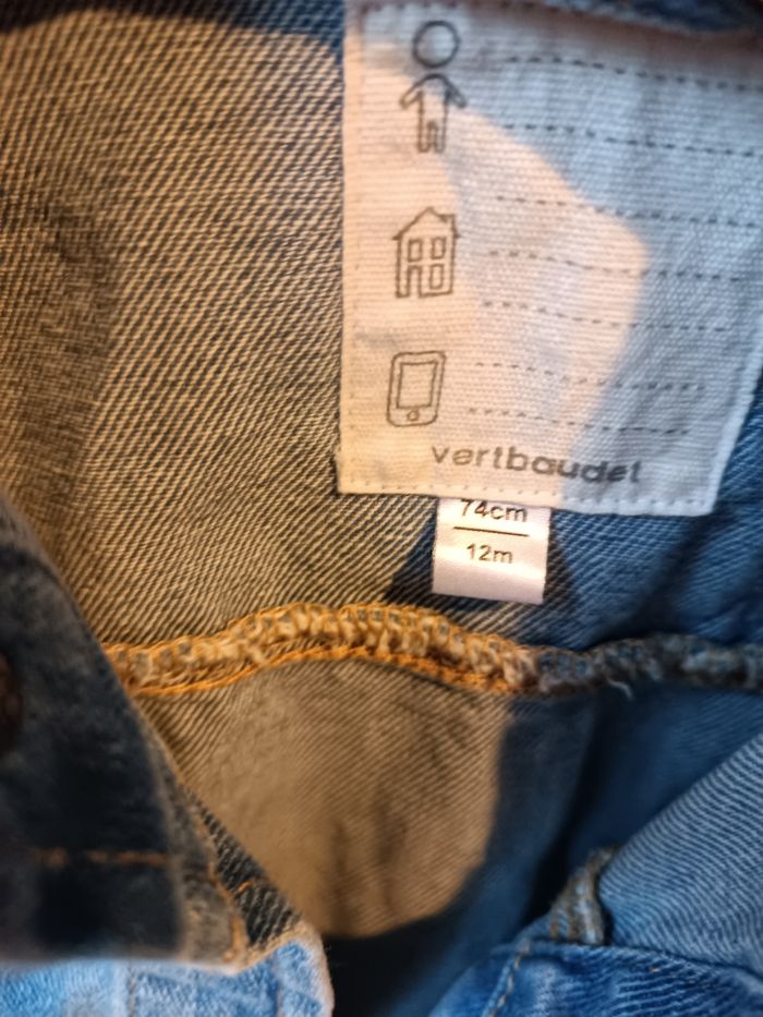 Veste en jean 12 mois - photo numéro 2