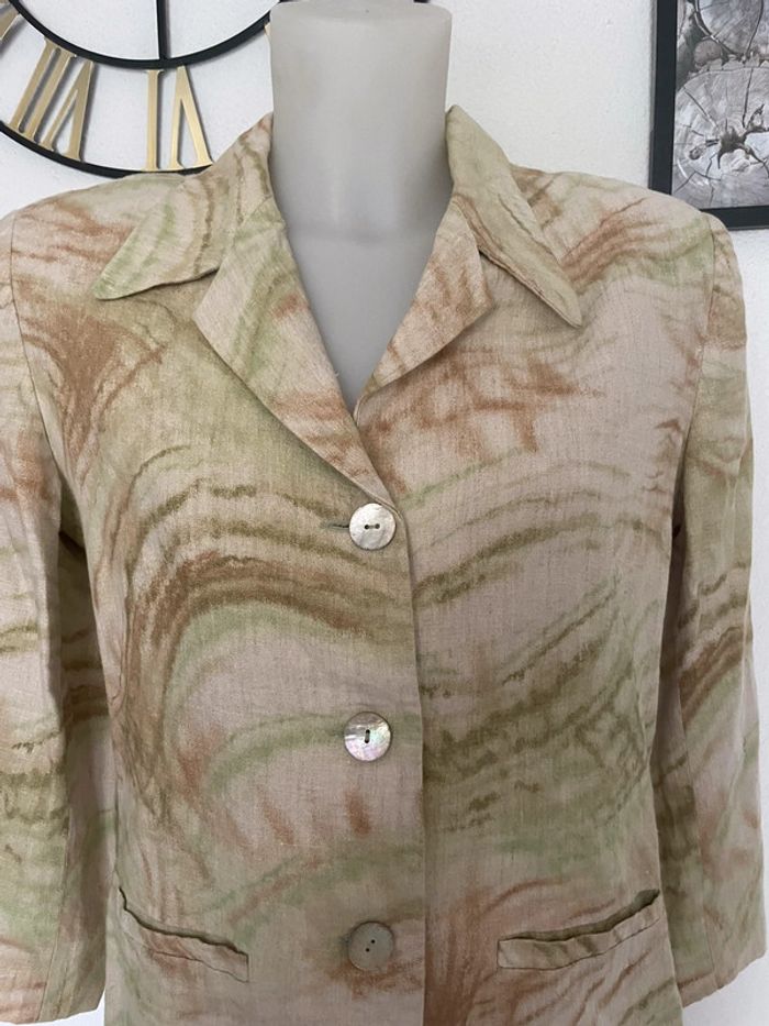 Blazer en lin tissu Maldives - photo numéro 2