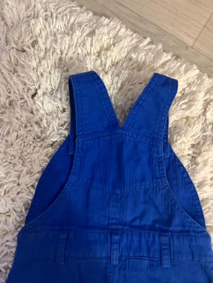 Lot 3 pièces bébé idéal été : 2 Salopette + 1 t-shirt 👶 6 mois - photo numéro 5
