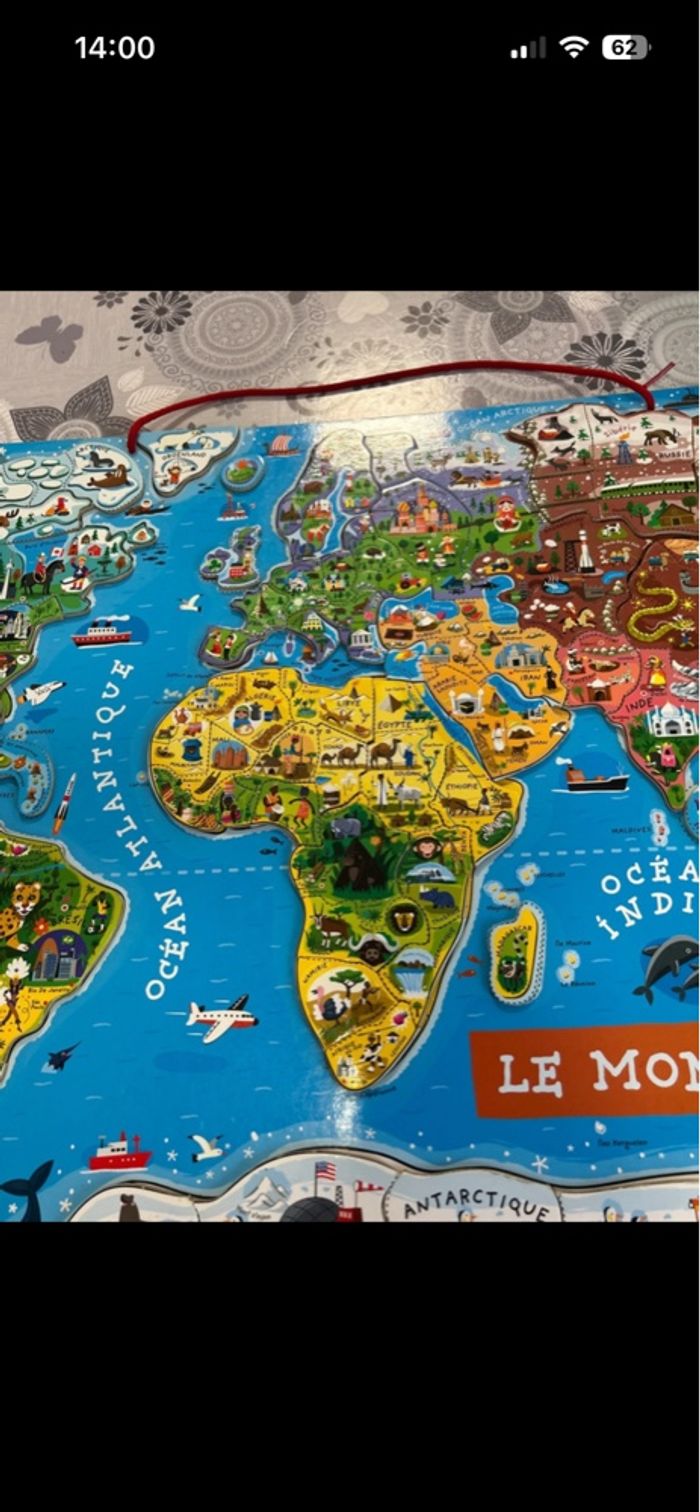 Puzzle le monde Janod - photo numéro 5