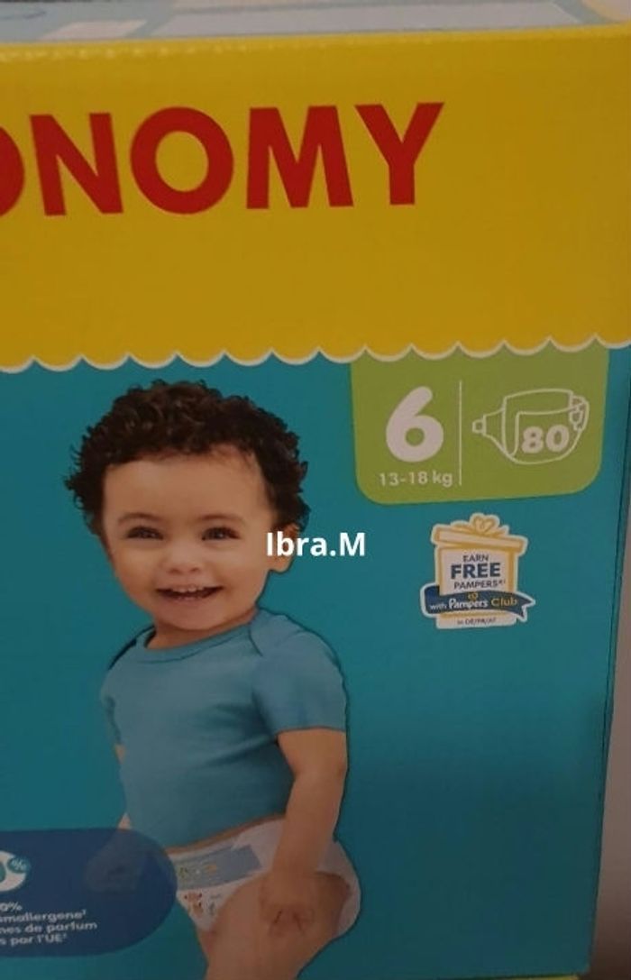 Couches pampers taille 6 - photo numéro 2