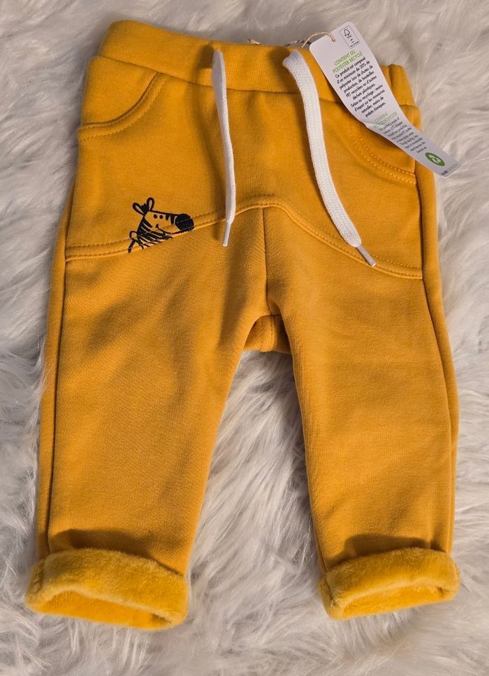 🥰😍💙 Ensemble sous pull et pantalon molleton intérieur polaire 9mois  garçon 💙😍🥰 - photo numéro 5