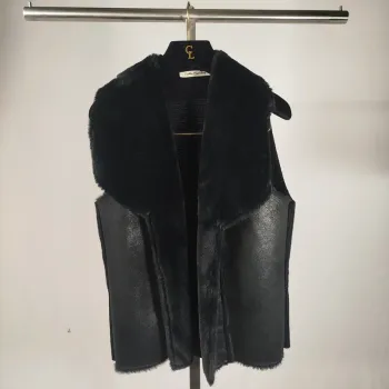 Gilet sans manche fourrure et tricot - Betty Barclay TU A075