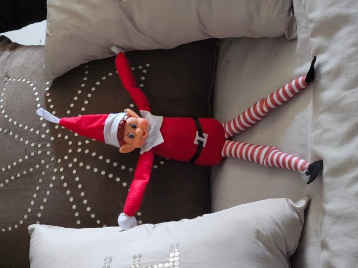 Lutin farceur jouet deco Noël 40cm neuf sous blister - photo numéro 4