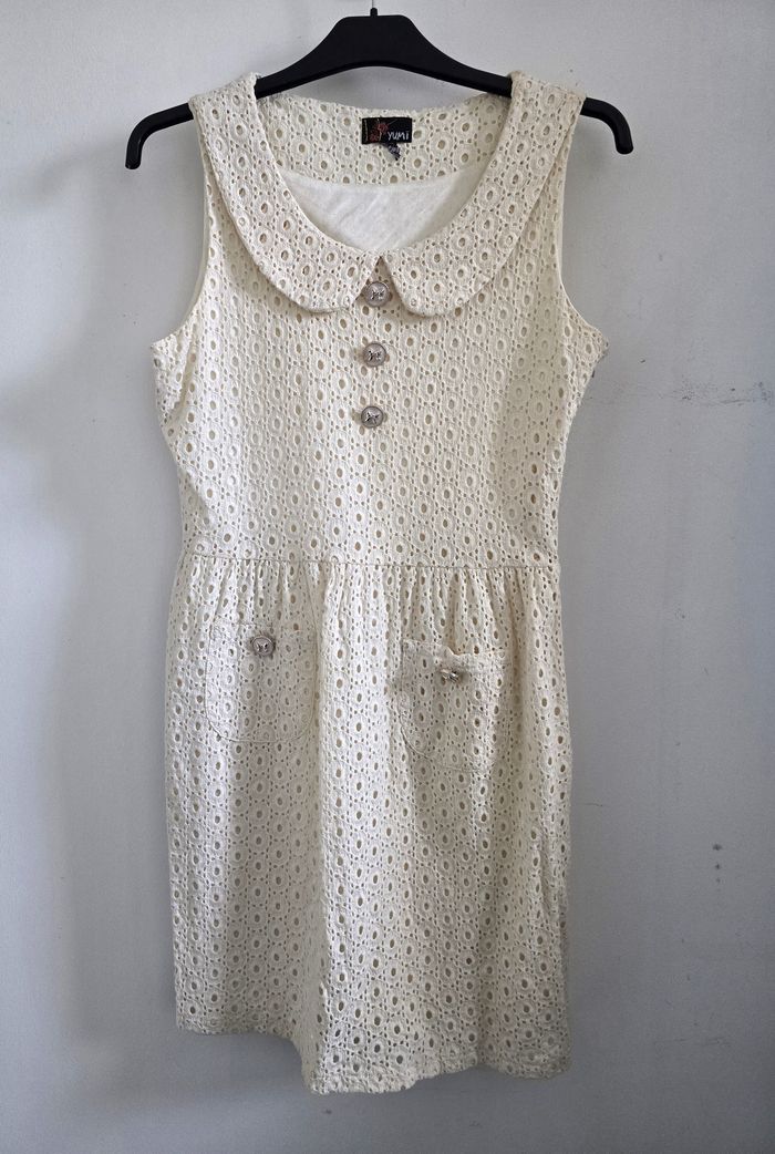 📌 Robe Style Retro Broderie Anglaise - Yumi - photo numéro 8