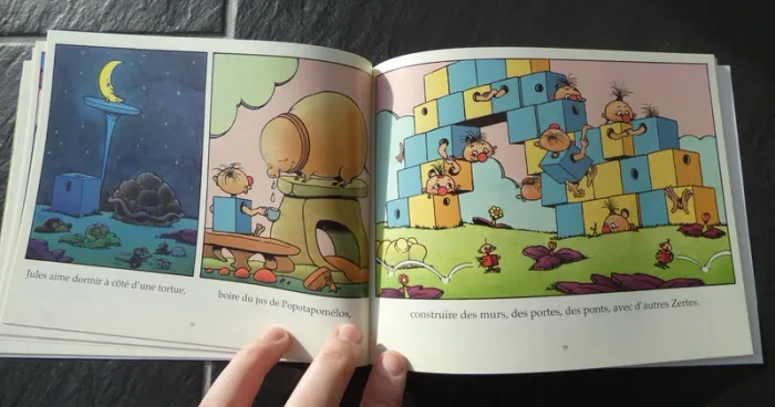 Livre "Sur l'île des Zertes" Claude Ponti neuf - photo numéro 7