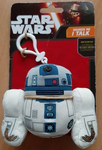 Peluche porte-clés Star Wars R2-D2 9 cm