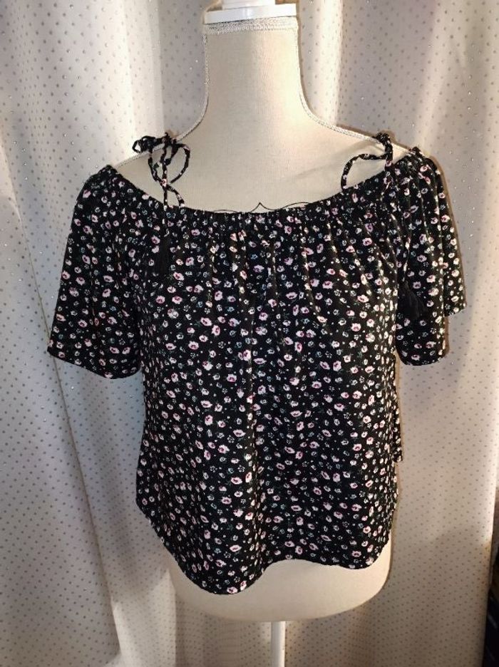 Haut à fleurs Tally Weijl, taille L, TBE!