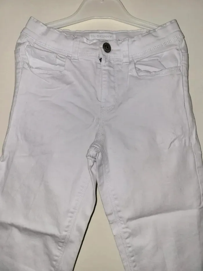 Slim blanc fille - photo numéro 2