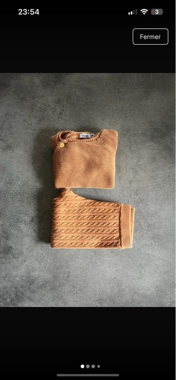 GEMO - ensemble - 12 mois - très bon état