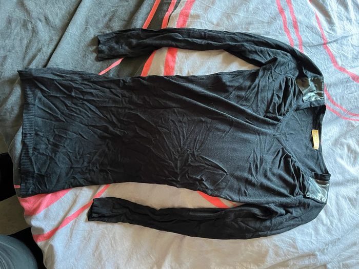 Robe épaule cuir