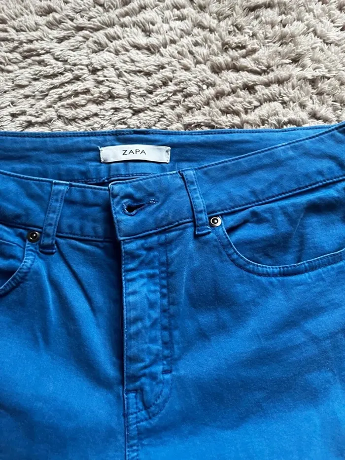 Chino femme Zara / 40 / Bleu / Très bon état - photo numéro 6