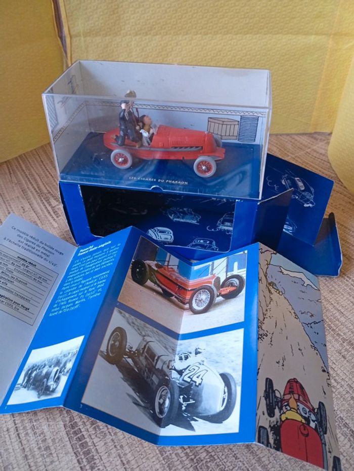En voiture Tintin les Cigares du pharaon Hergé moulinsart 2001 - photo numéro 2