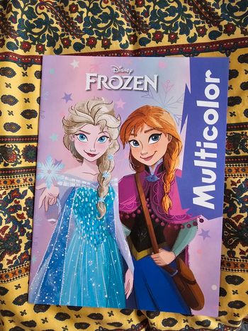 Cahier de coloriage frozen/reine des neiges disney