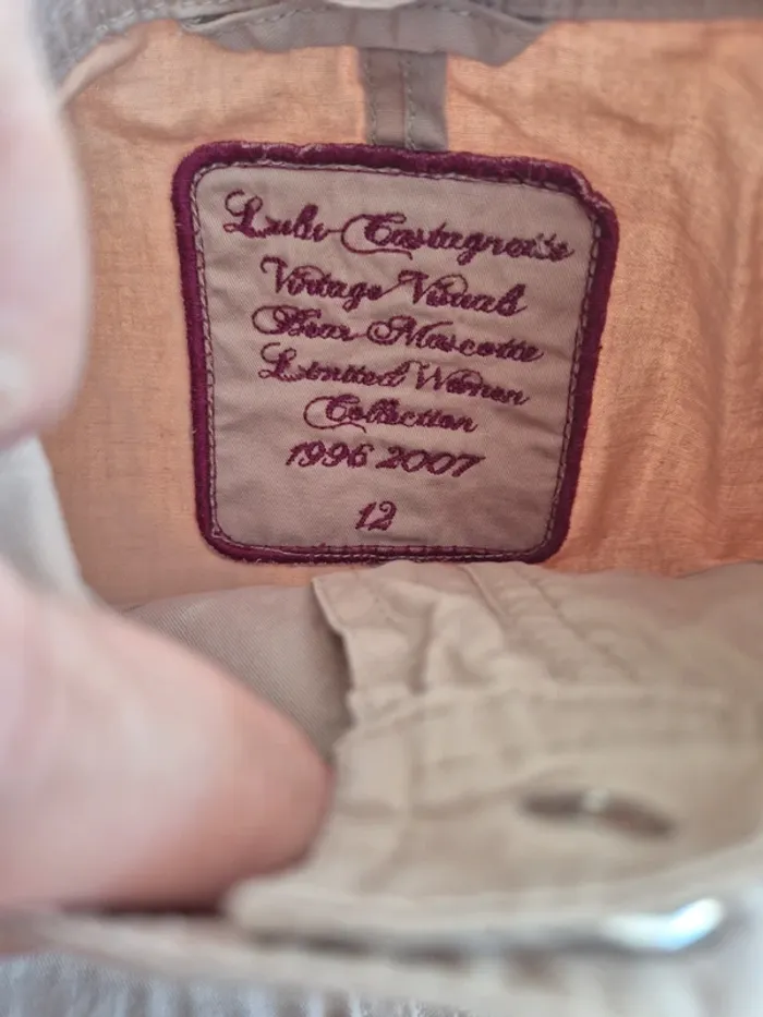 Lulu castagnette veste légère beige taille 12 ans - photo numéro 4