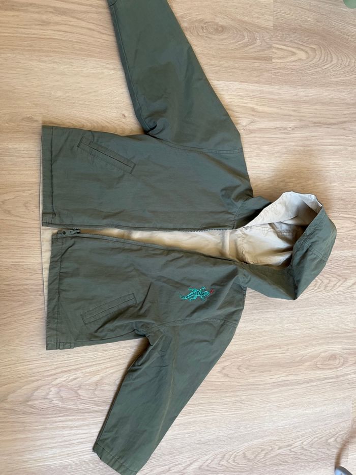 Veste imperméable réversible mixte