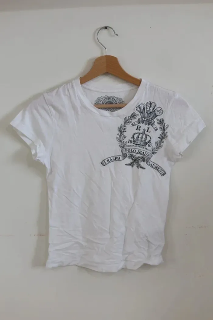 C57 t-shirt blanc Ralph Lauren XS