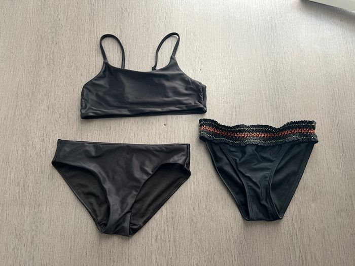 Maillot de bain 2 pièces 10 ans noir H&M