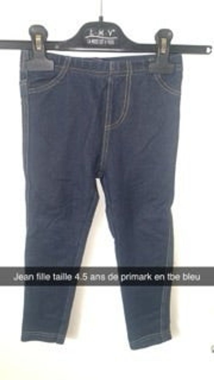Jean fille taille 4.5 ans