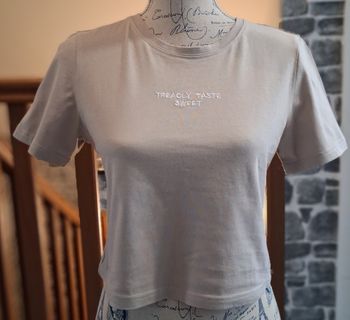 Tee-shirt court beige