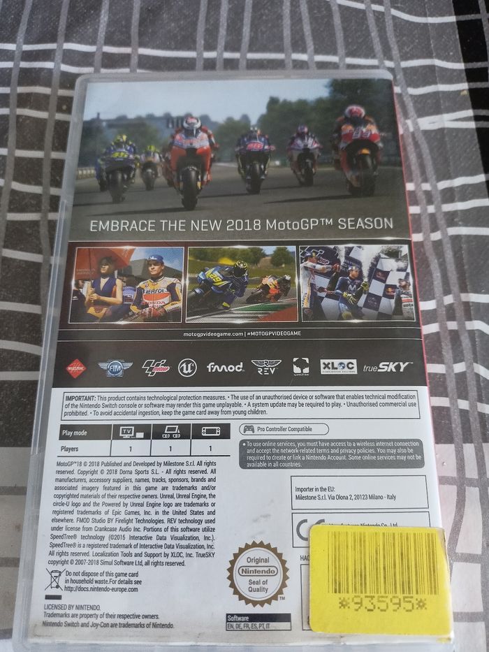Nintendo Switch moto gp MotoGP 18 - photo numéro 2