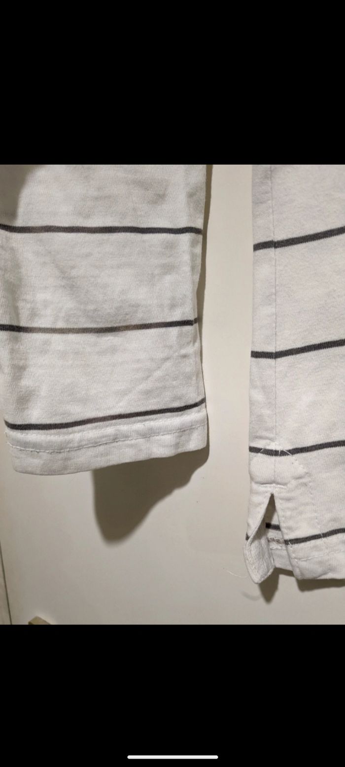 Polo HPW blanc à rayures. Taille 12 ans. - photo numéro 3