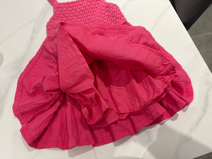 Robe bretelles tulle doublure Fuchsia 3 ans > 98 cm Okaïdi - photo numéro 3
