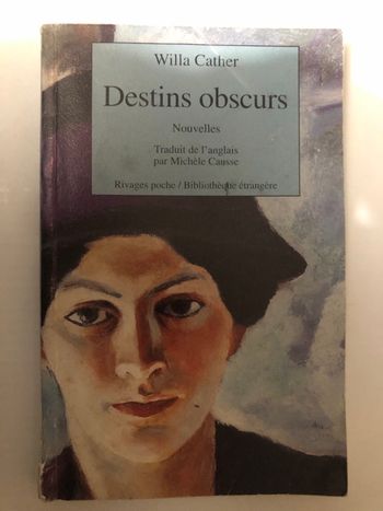 Livre Destins obscurs Willa Cather