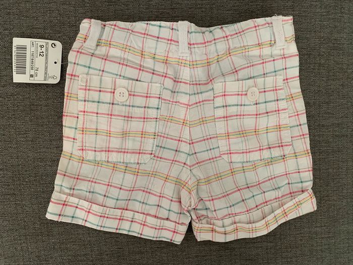 Short coton Zara 9-12 mois NEUF avec étiquette - photo numéro 2