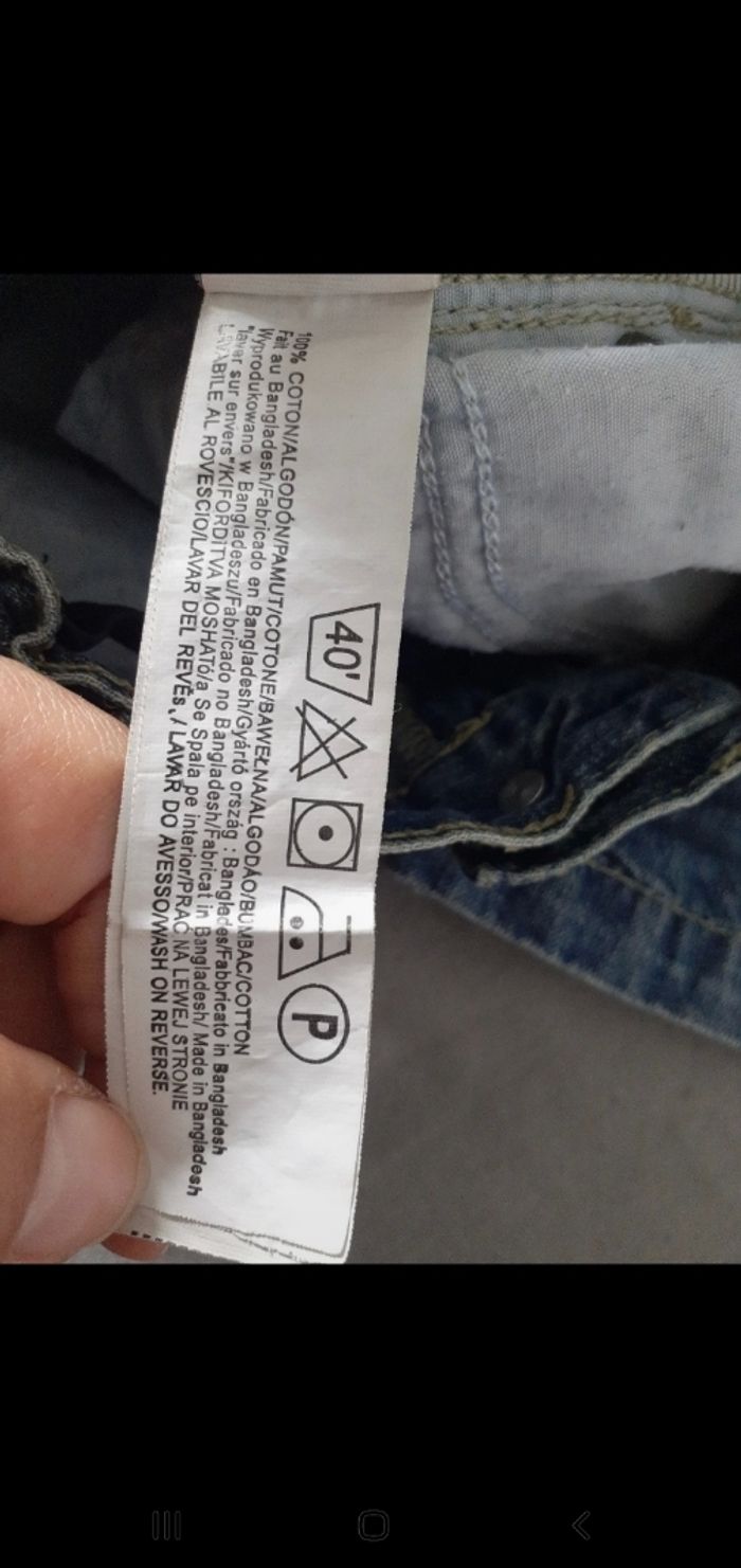 Short en jean clair - photo numéro 6