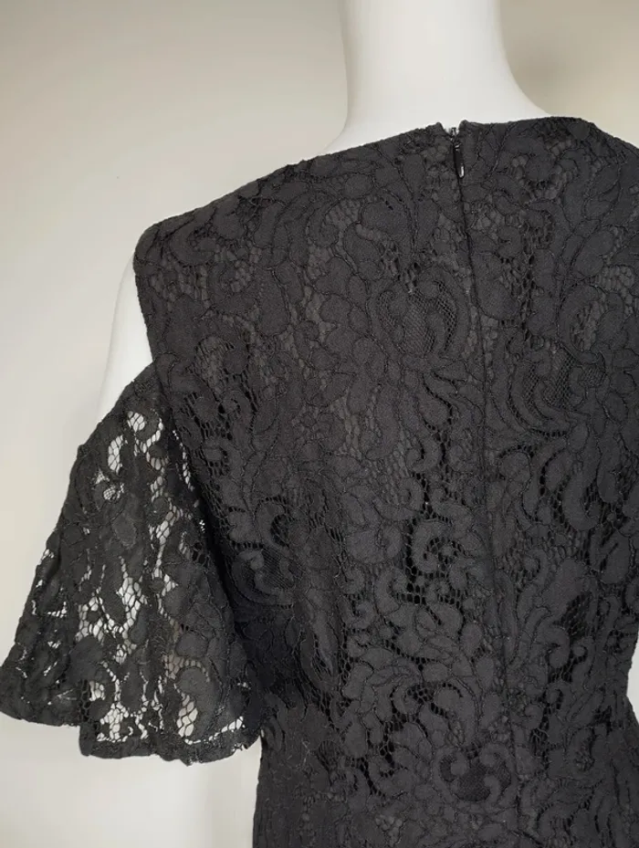 Robe Yumi noire effet "dentelle" taille 44 - photo numéro 5