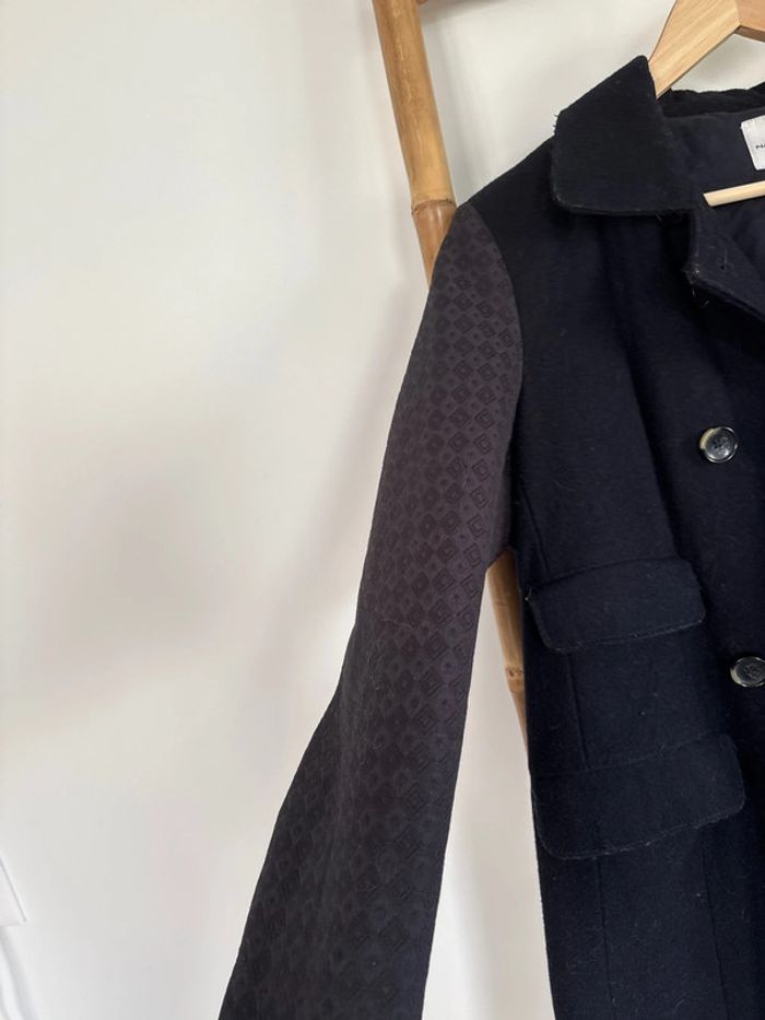 Manteau bleu marine Naf Naf taille 42/XL - photo numéro 5