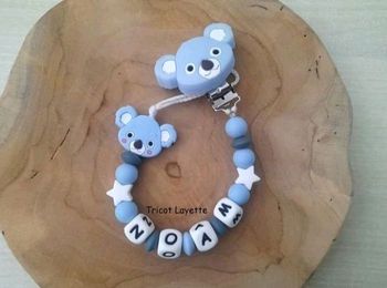 Attache tétine koala