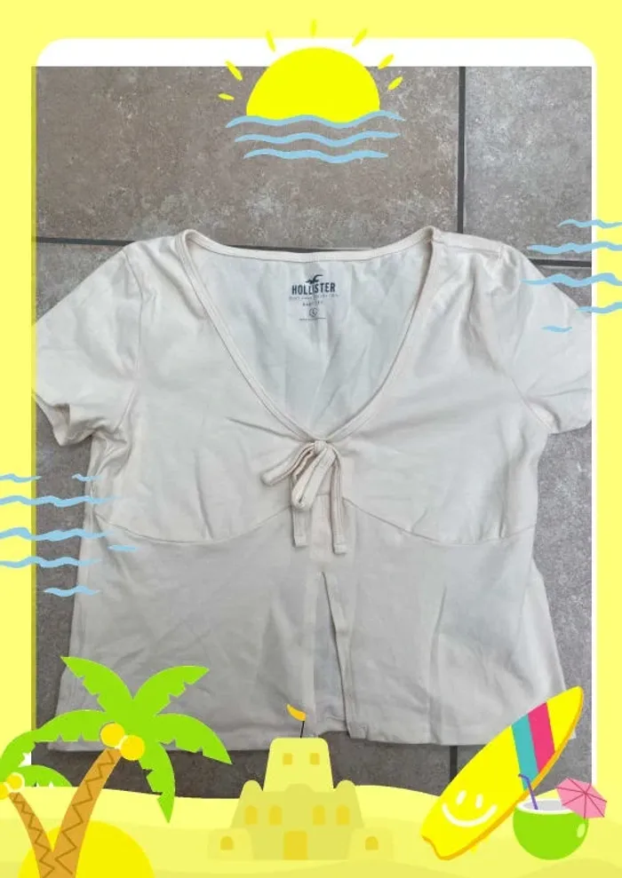 T-shirt ouvert hollister 36