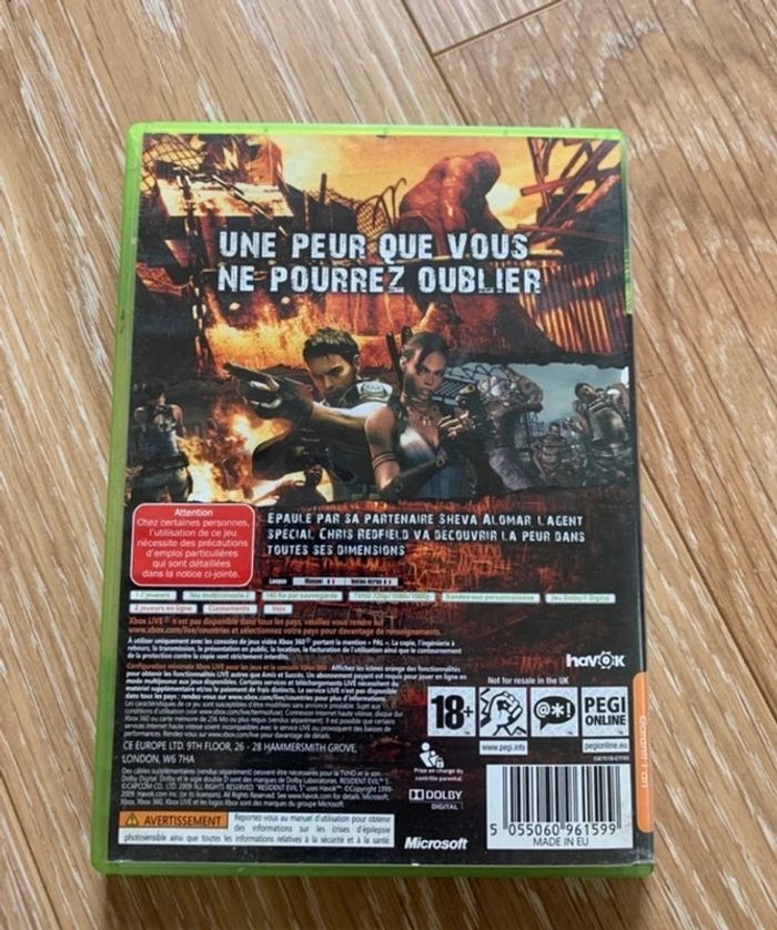 Jeu xbox360 - resident evil - complet - photo numéro 4