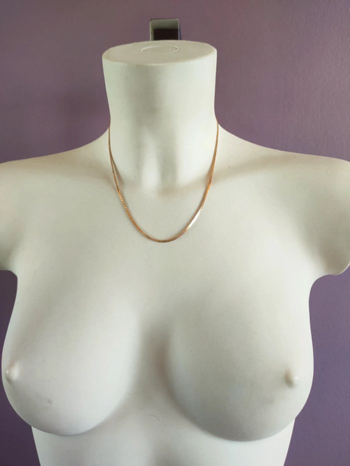 Chaîne collier  plaqué or