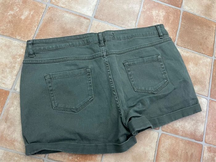 Short en jean kaki - photo numéro 2